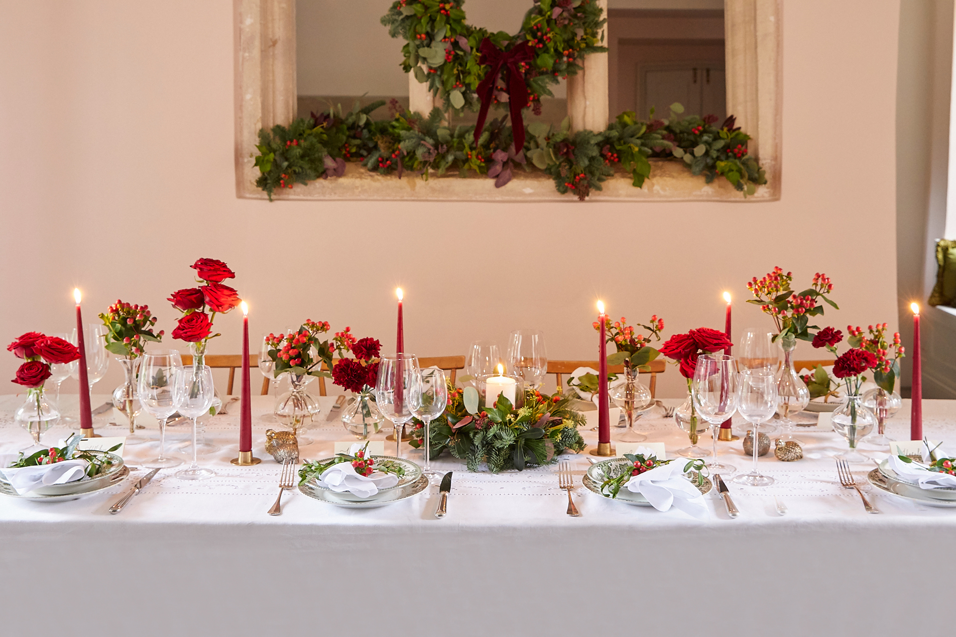 Flowerbox festive tablescape