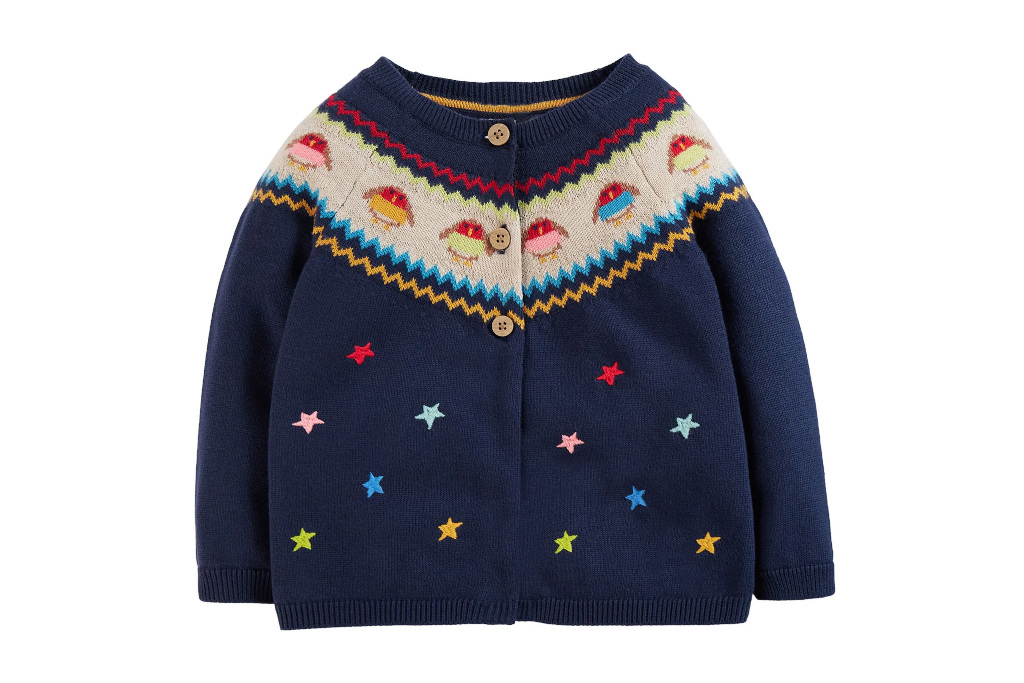 Blue cardigan