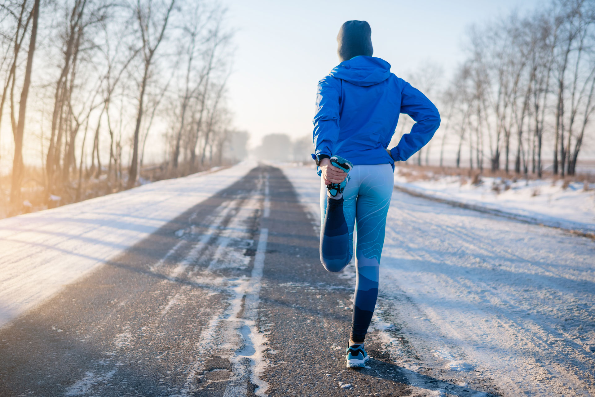 Outdoor exercise in winter