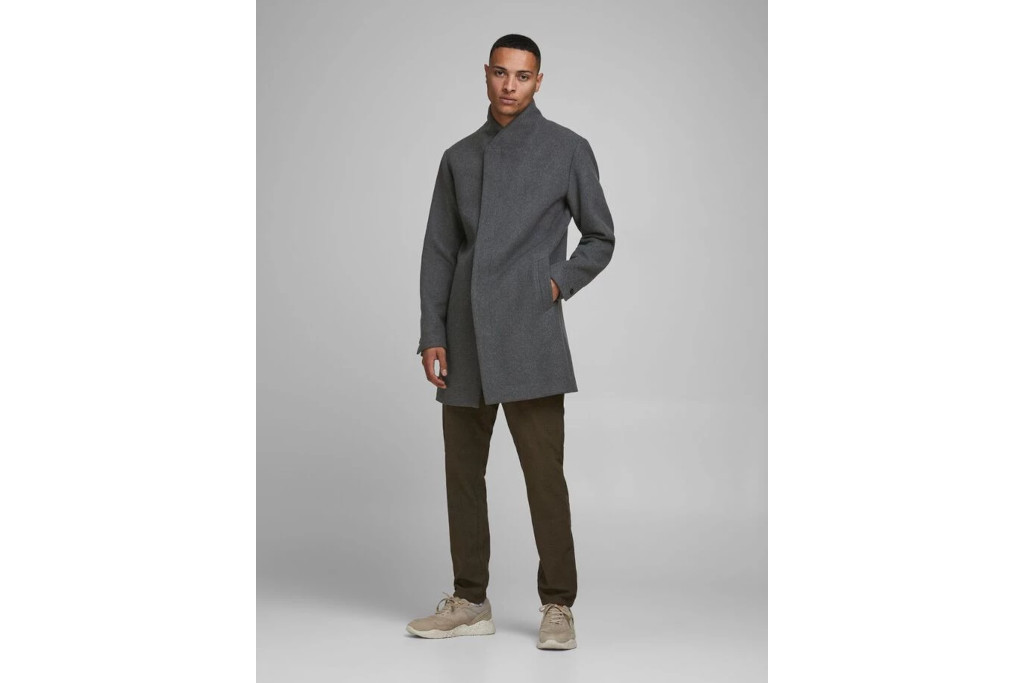 Man in grey coat