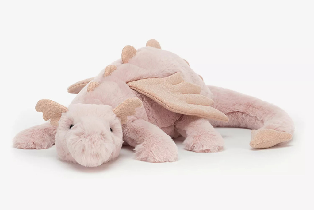 Pink dragon toy
