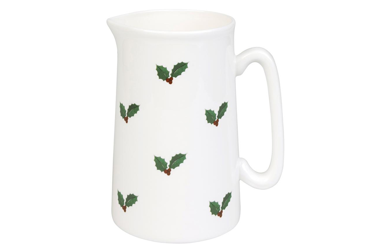 Sophie Allport holly and berries patterned jug