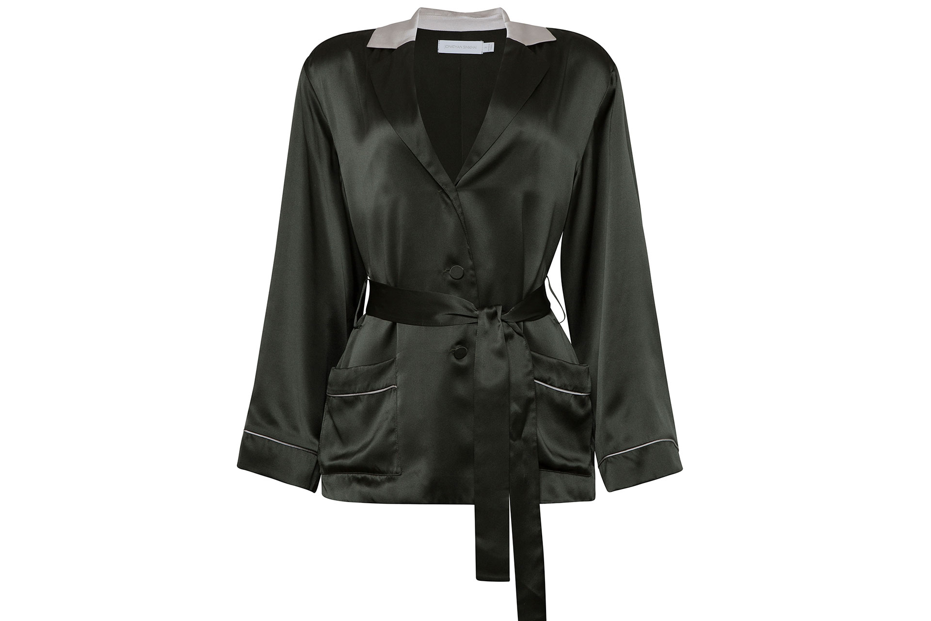 Jonathan Simkha Selina Silk Robe Jacket