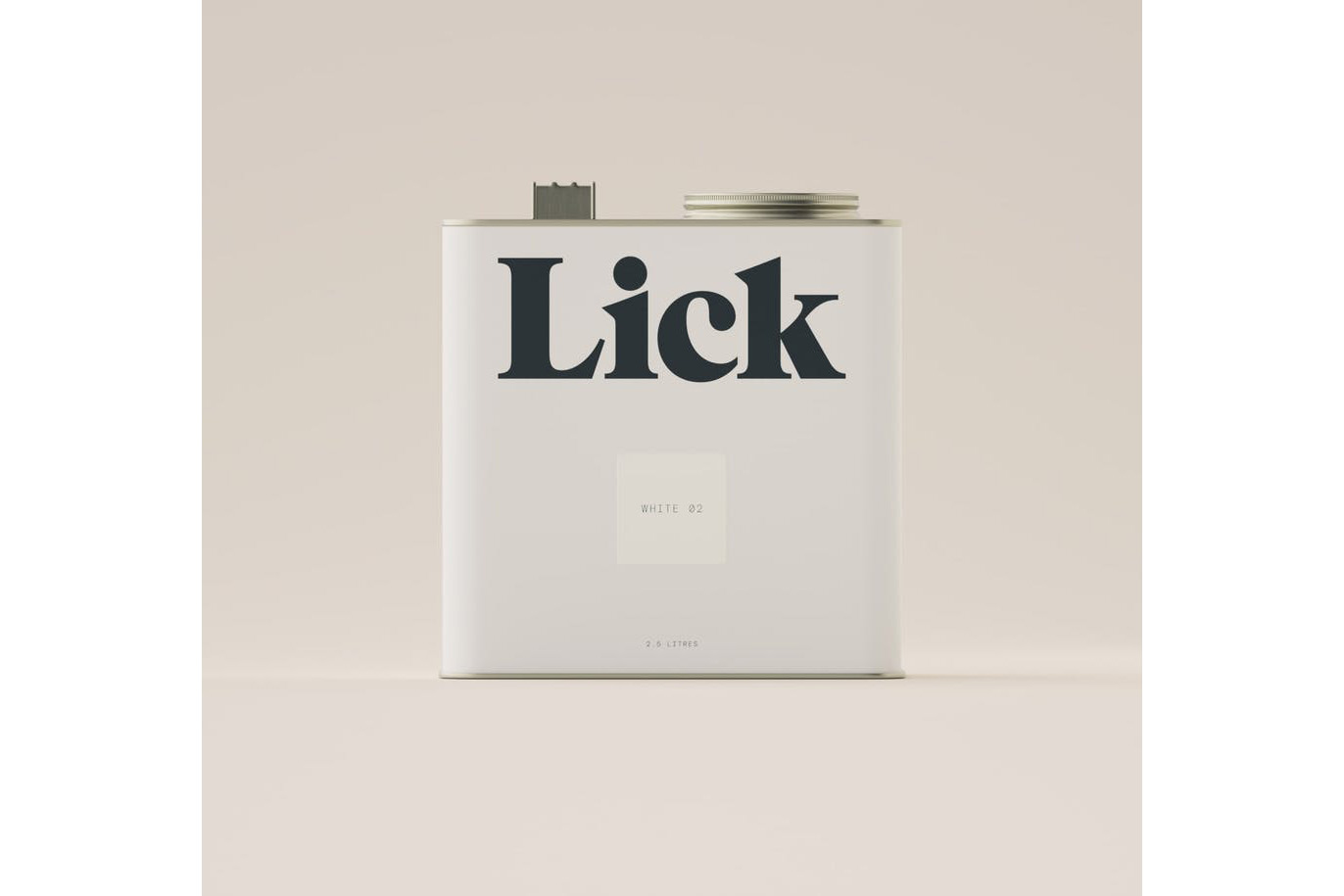 Lick neutral paint tin