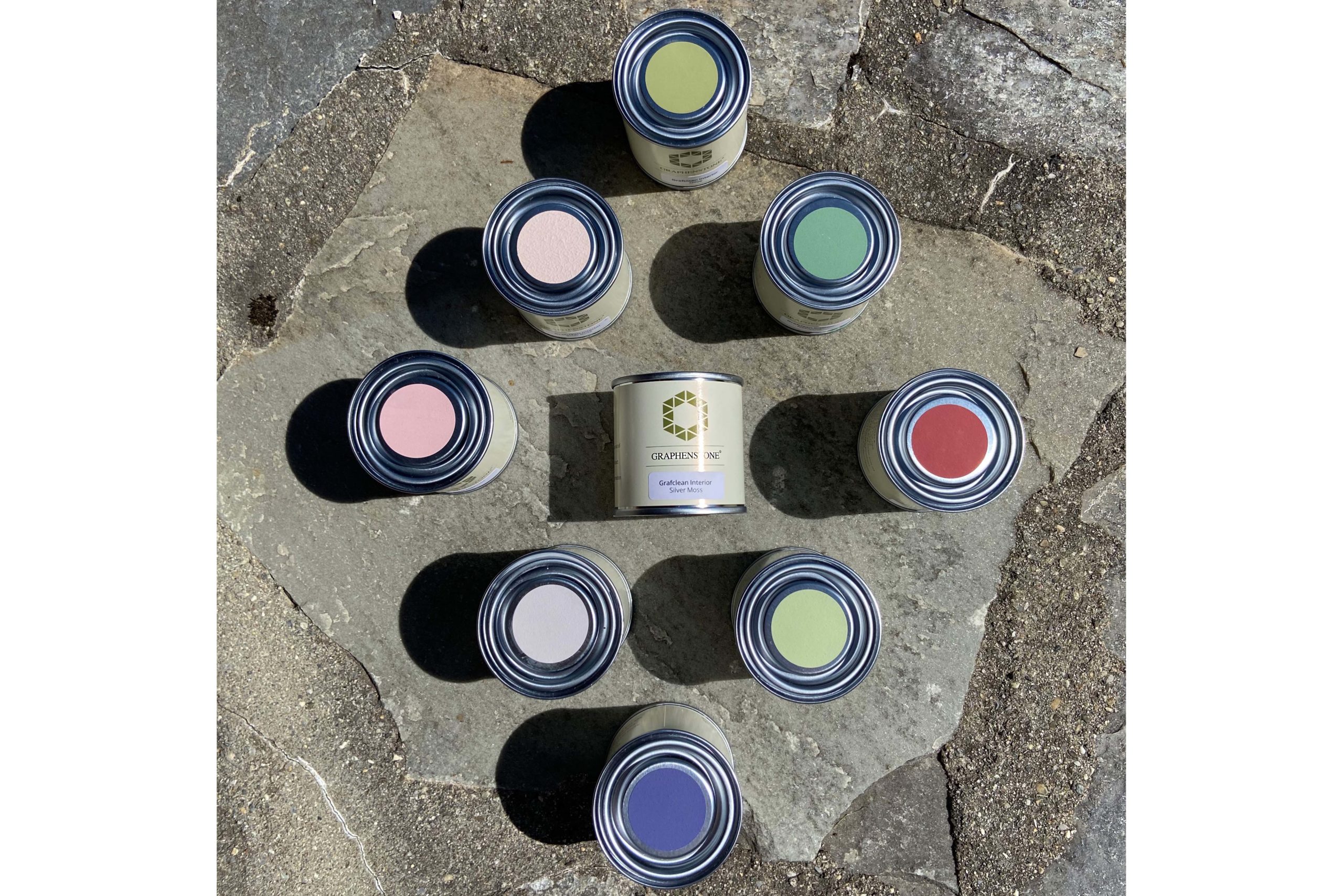 Graphenstone multicolour paint pots