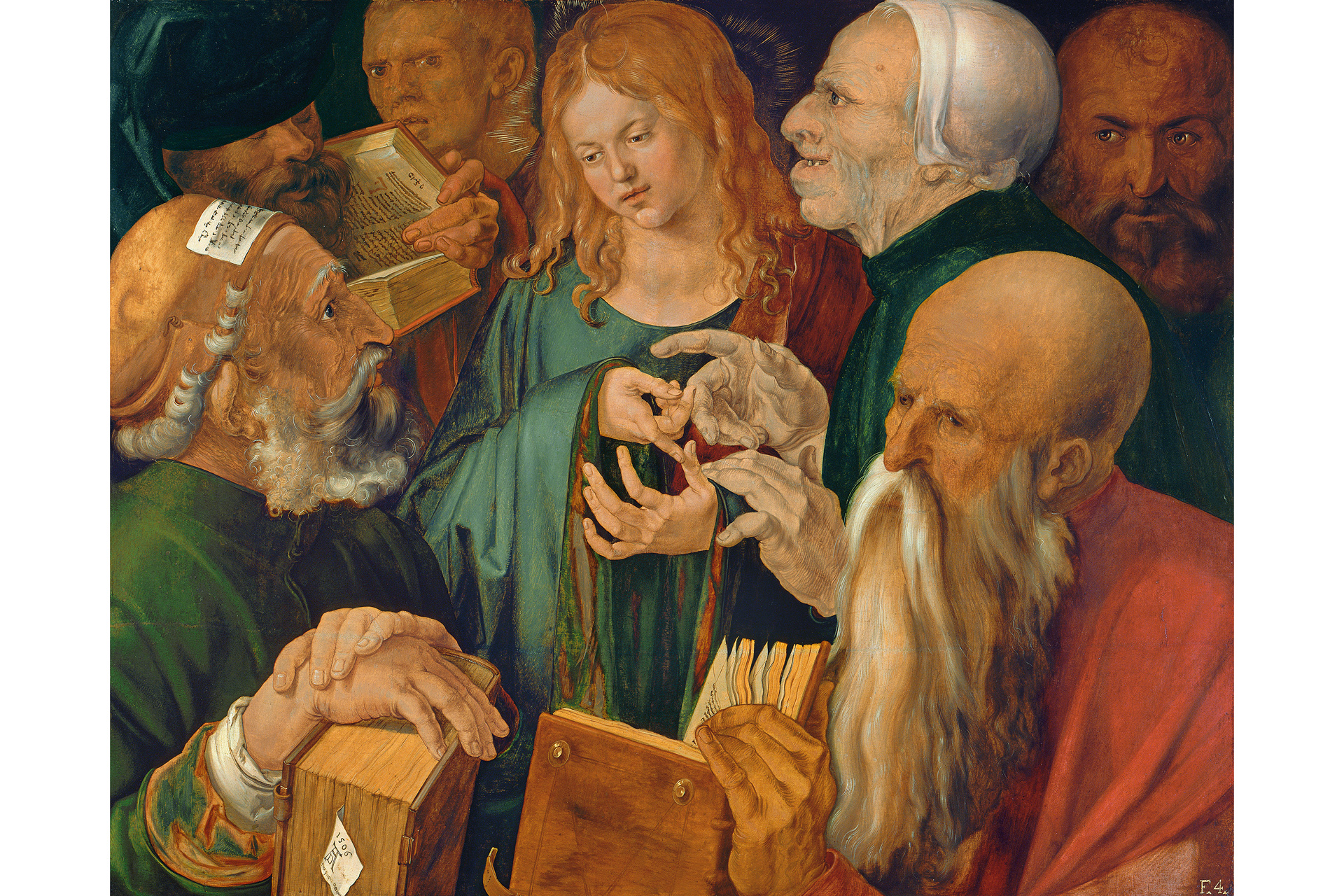 Christ among the Doctors, Albrecht Dürer