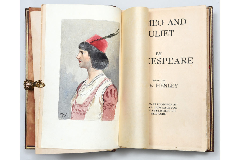 Peter Harrington Illustrated copy of Romeo and Juliet by William Shakespeare (Valentine's Day Gift Guide)