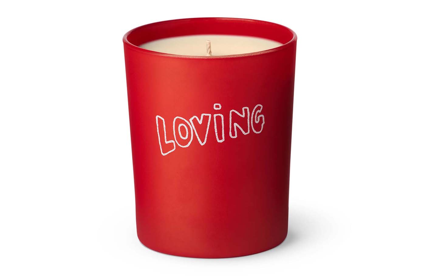Bella Freud red Loving candle