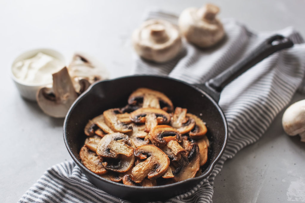 Vegetable of the Week: Mushrooms - Mushroom Rice & Dill Yoghurt Recipe