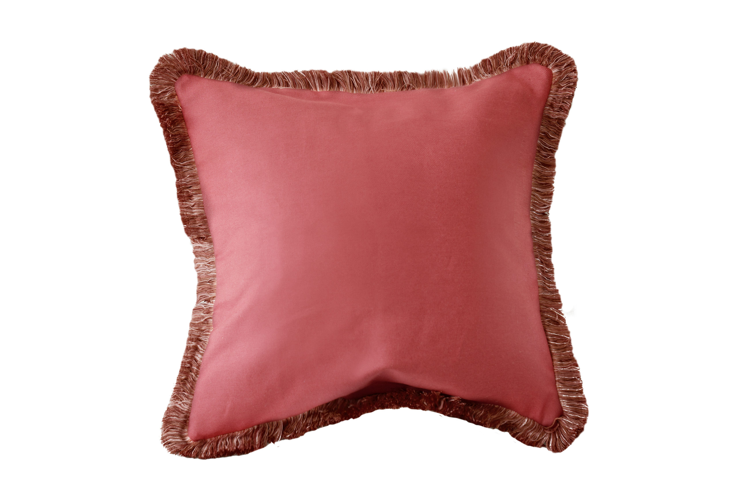 In Casa by Paboy red fringed cushion