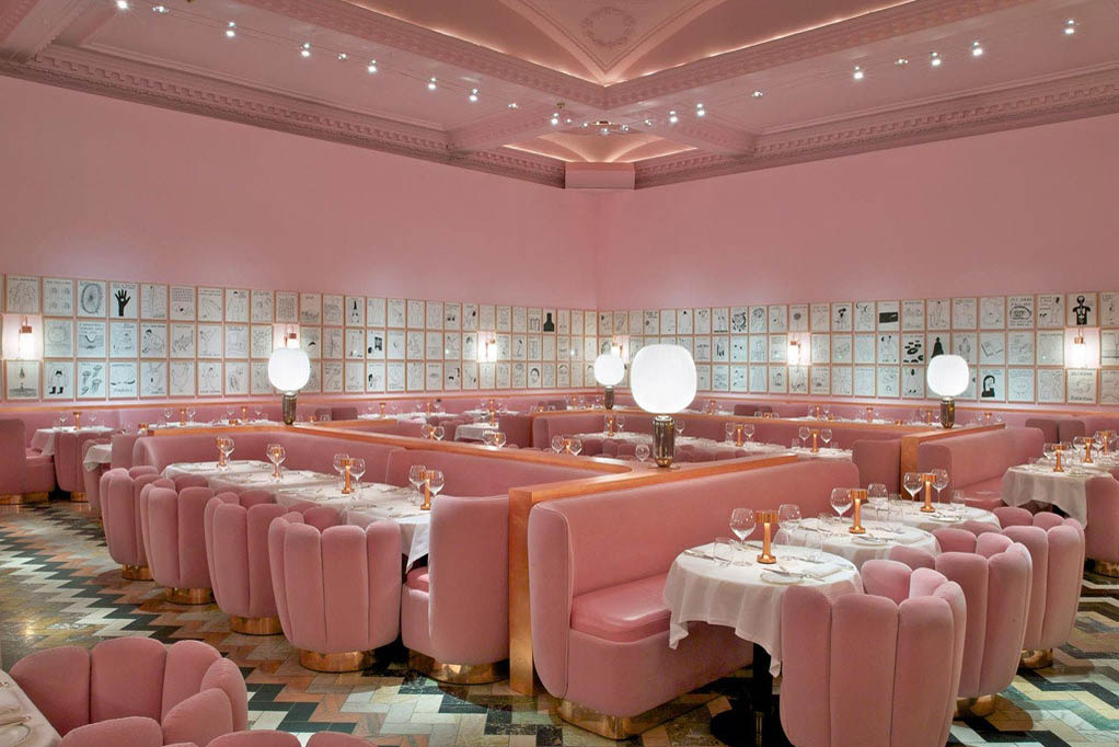 Sketch pink gallery restaurant