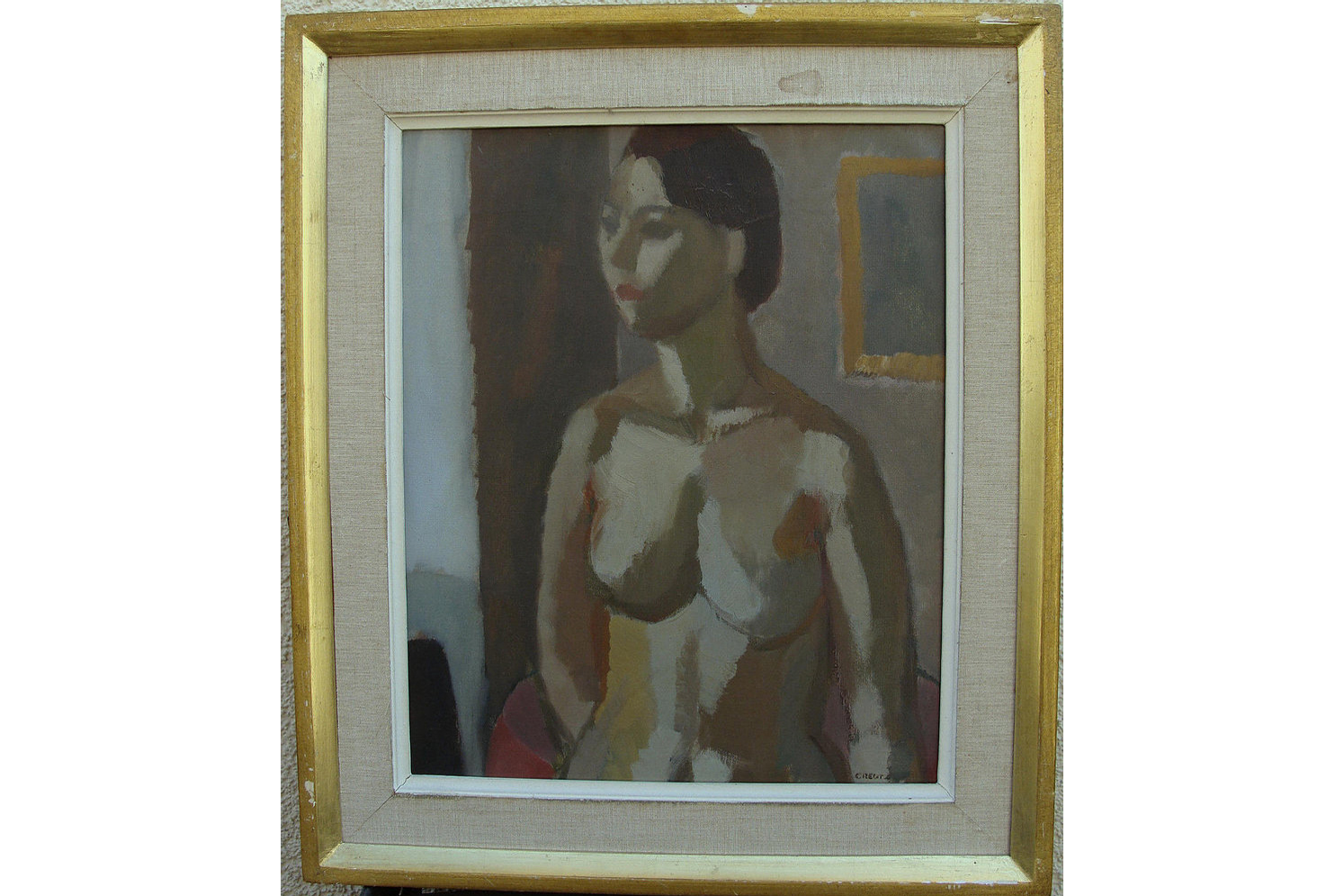 Tat London nude oil painting
