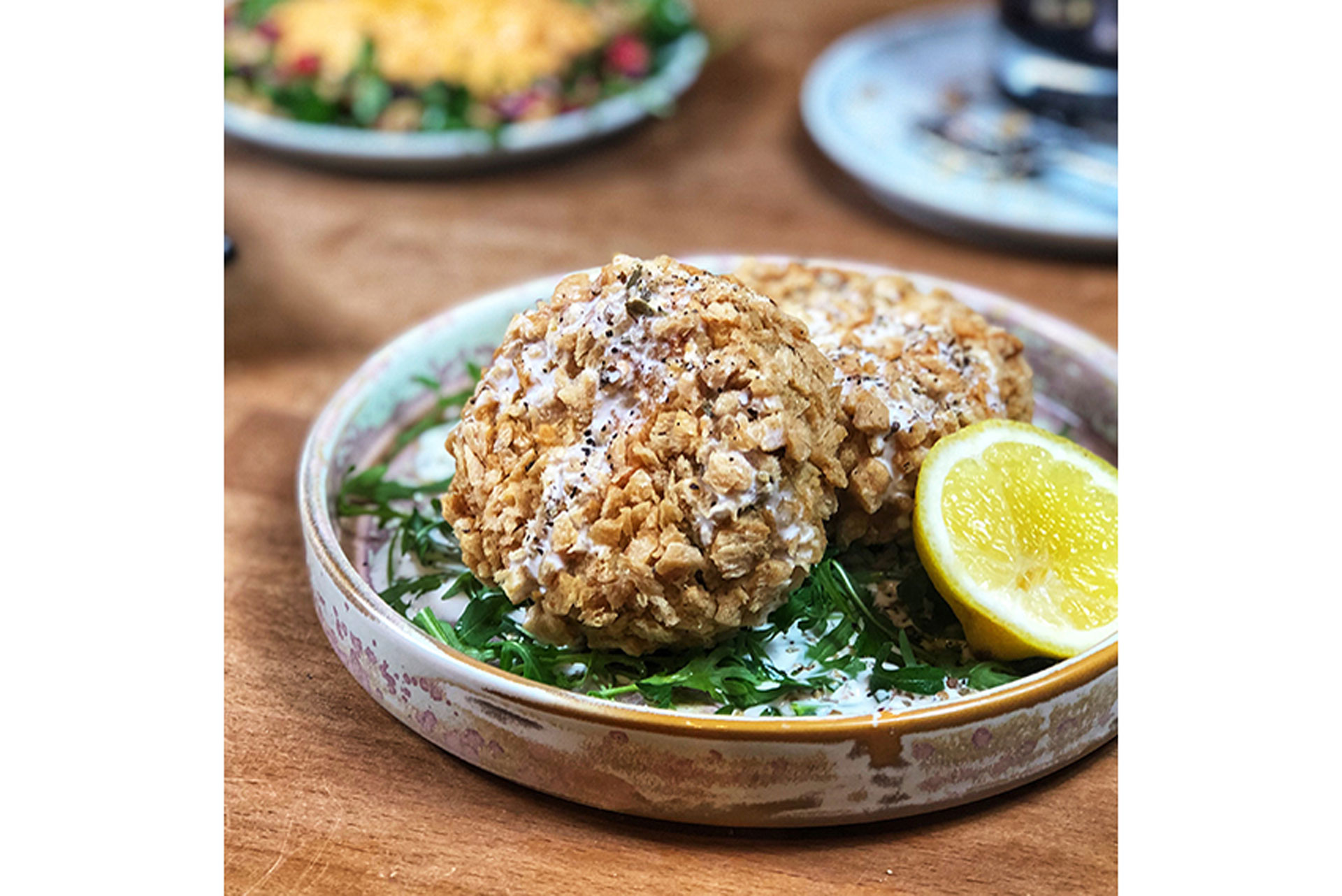 The Brook vegan fishcakes