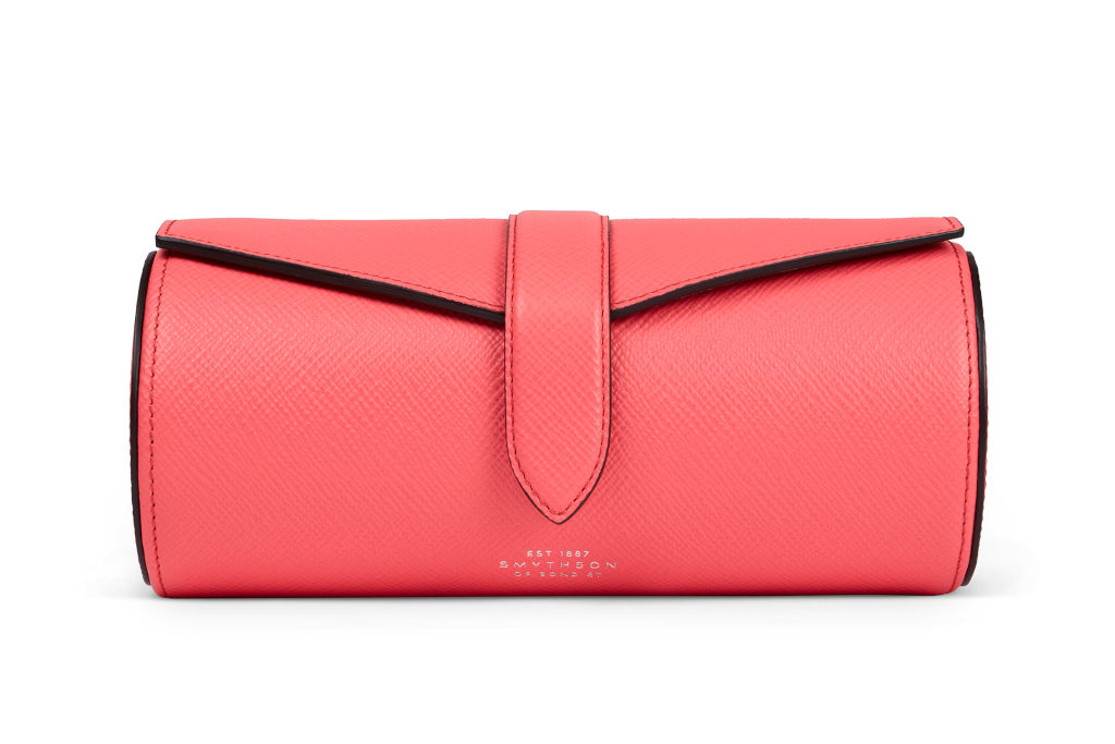 Smythson Watch and Jewellery Roll in Panama