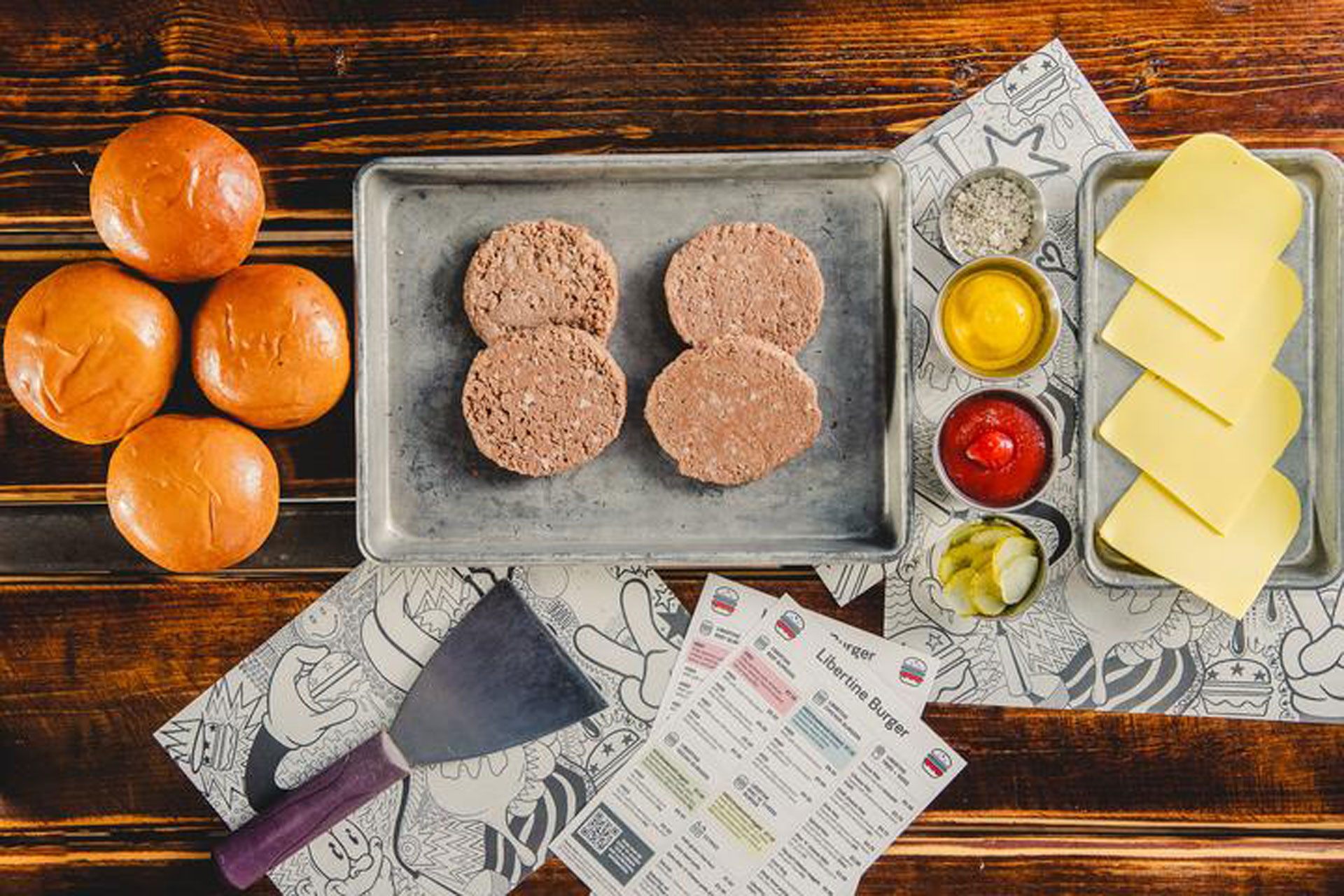  Libertine Burger Vegan DIY Kit 