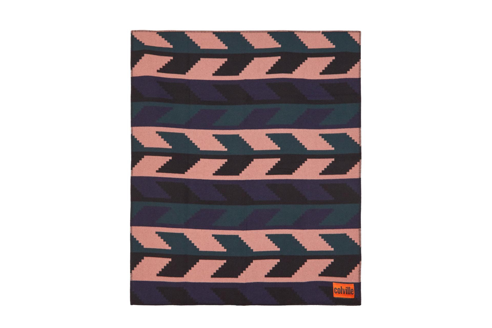 Colville Arrow-intarsia wool blanket