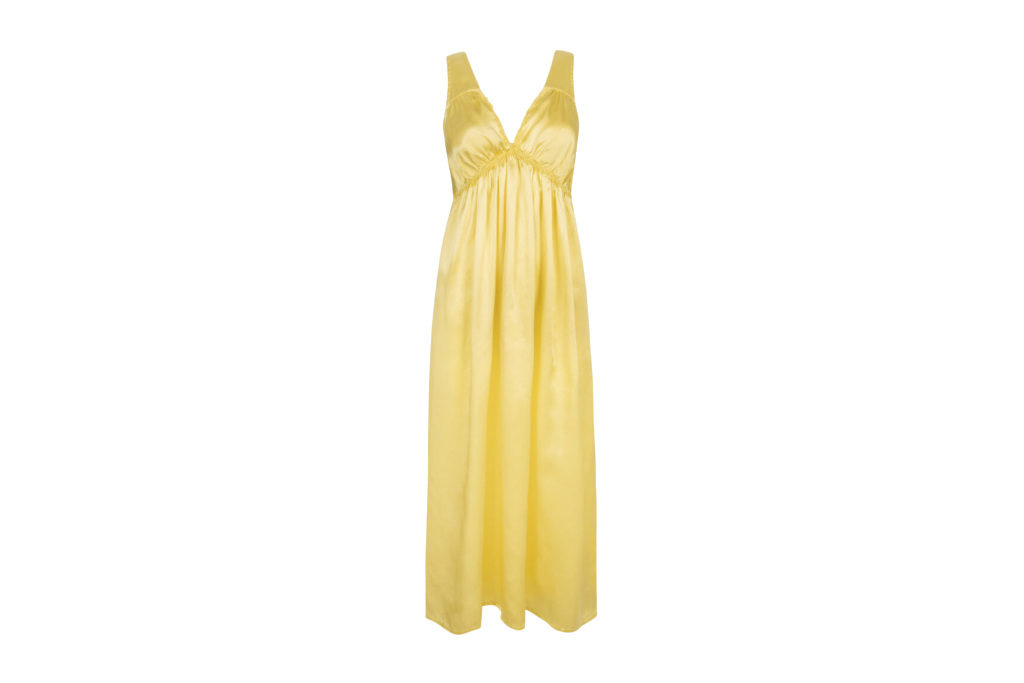 If Only If Nightwear Emily Nightgown in Butter Yellow