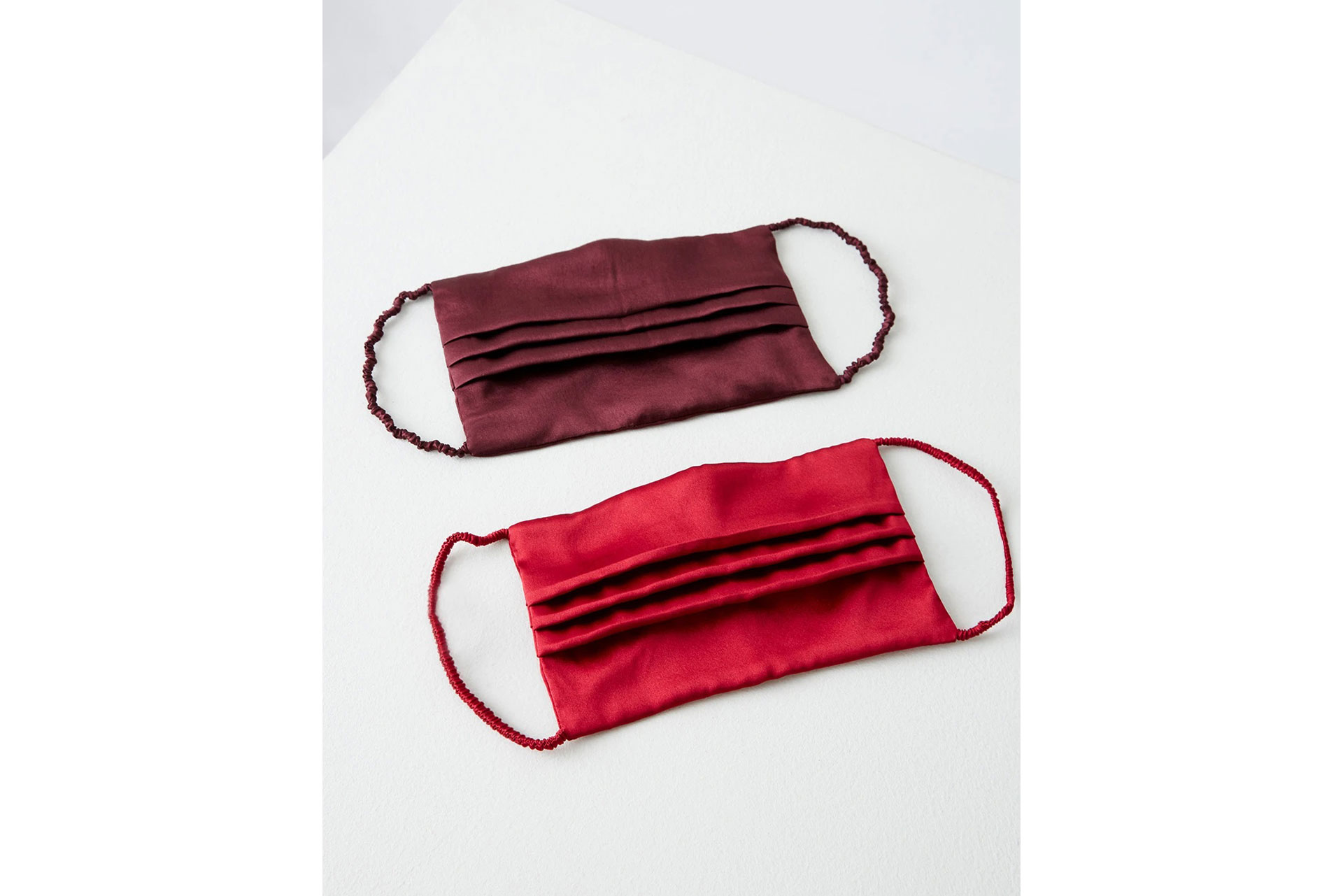 Jonathan Simkhai Red & Burgundy Masks
