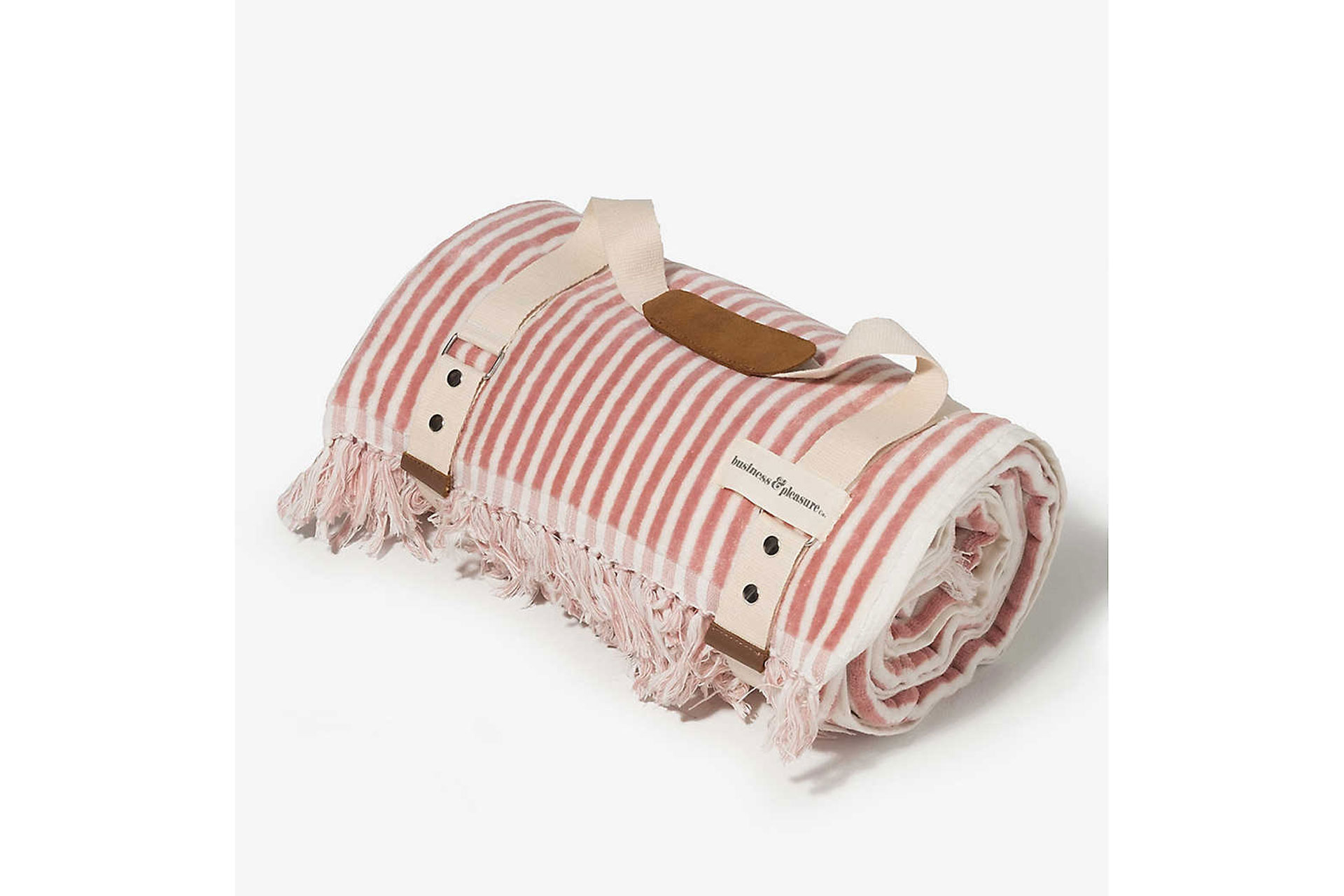 Business & Pleasure Laurens striped cotton beach blanket
