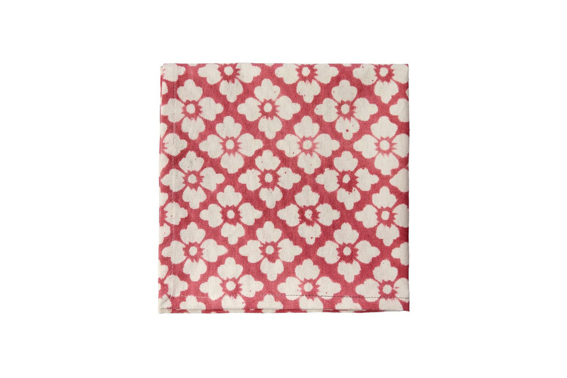 Les Ottomans Hand-Printed Cotton Napkin
