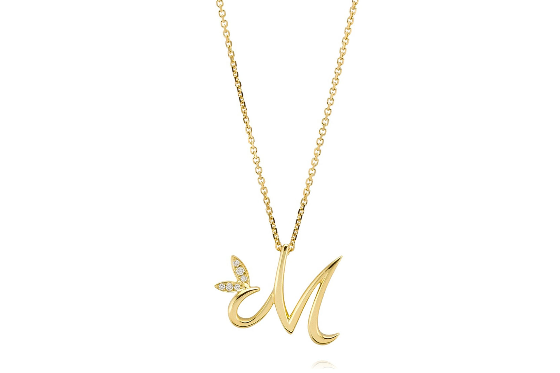 Love Letter Yellow Gold Pendant