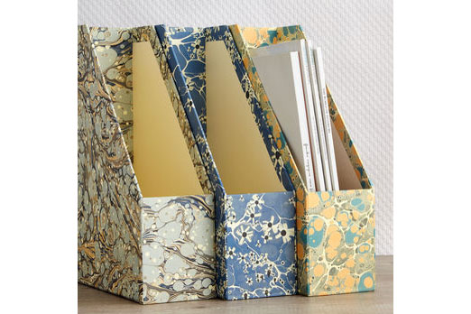 Marbled magazine files