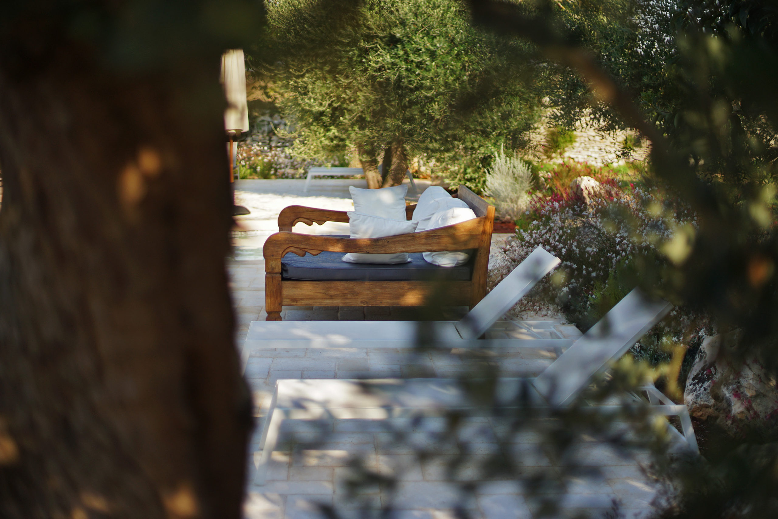 Masseria Gemmabella outdoor seating