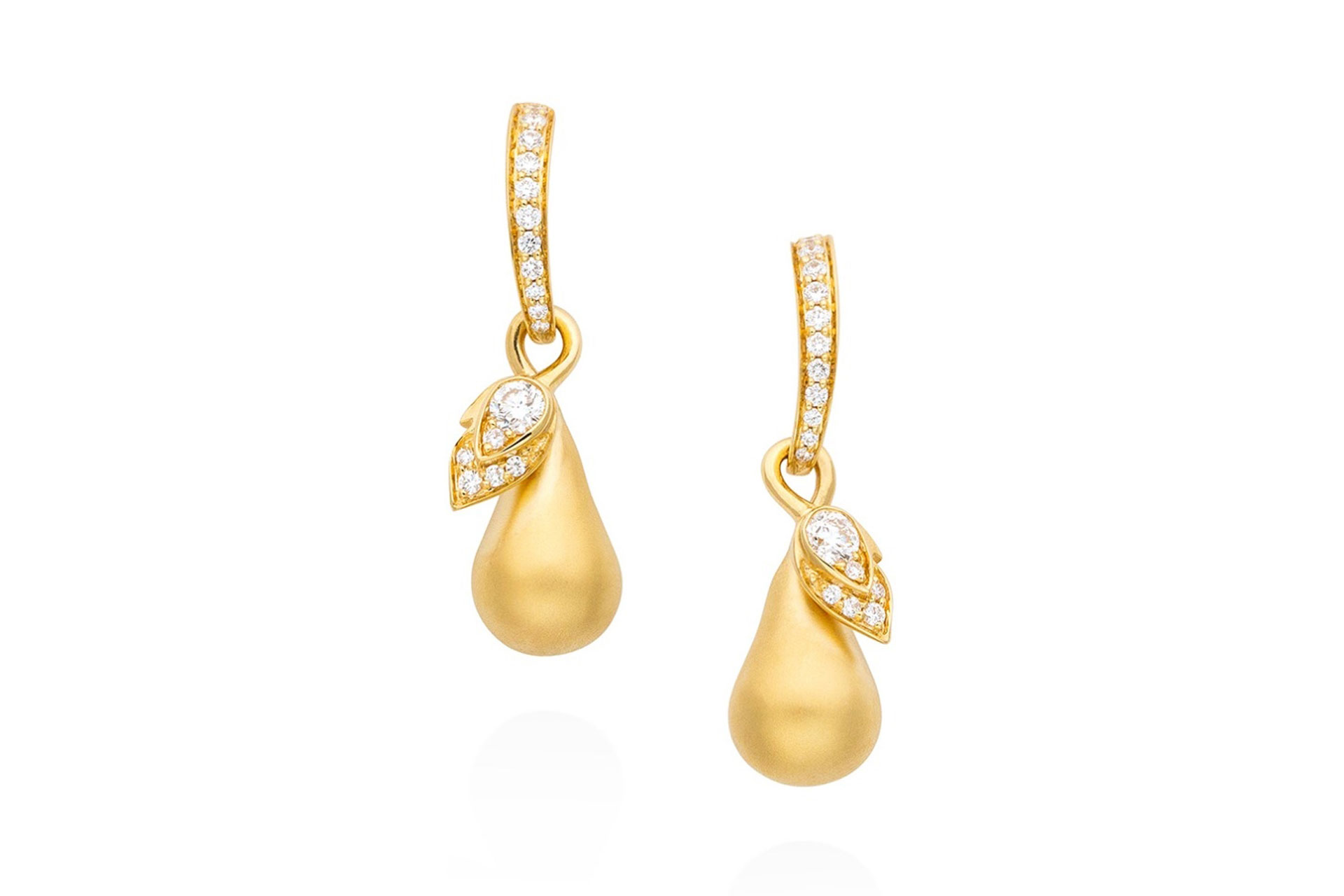Orchard Yellow Gold Drop Earrings