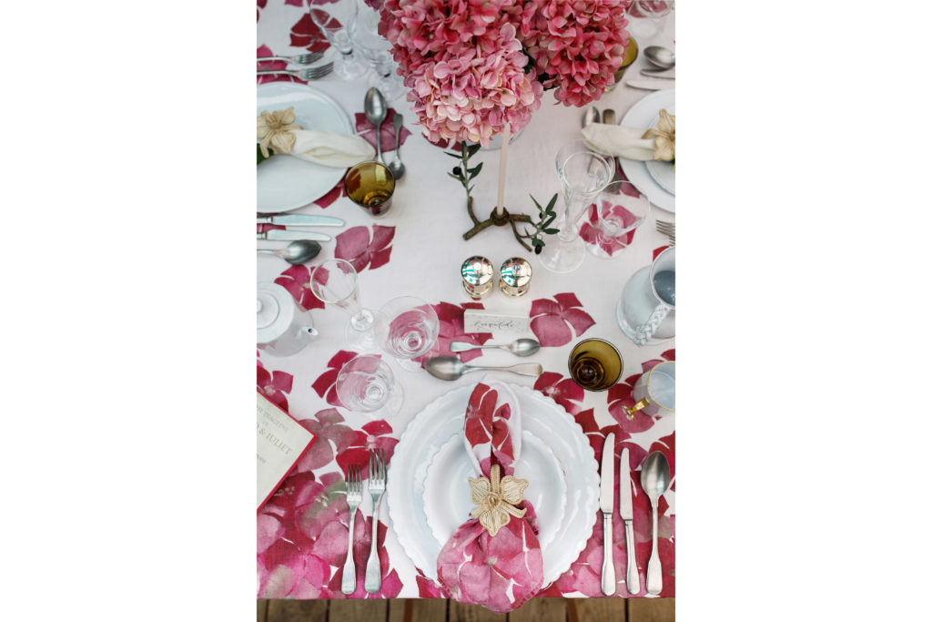 Summerill & Bishop pink hydrangeas