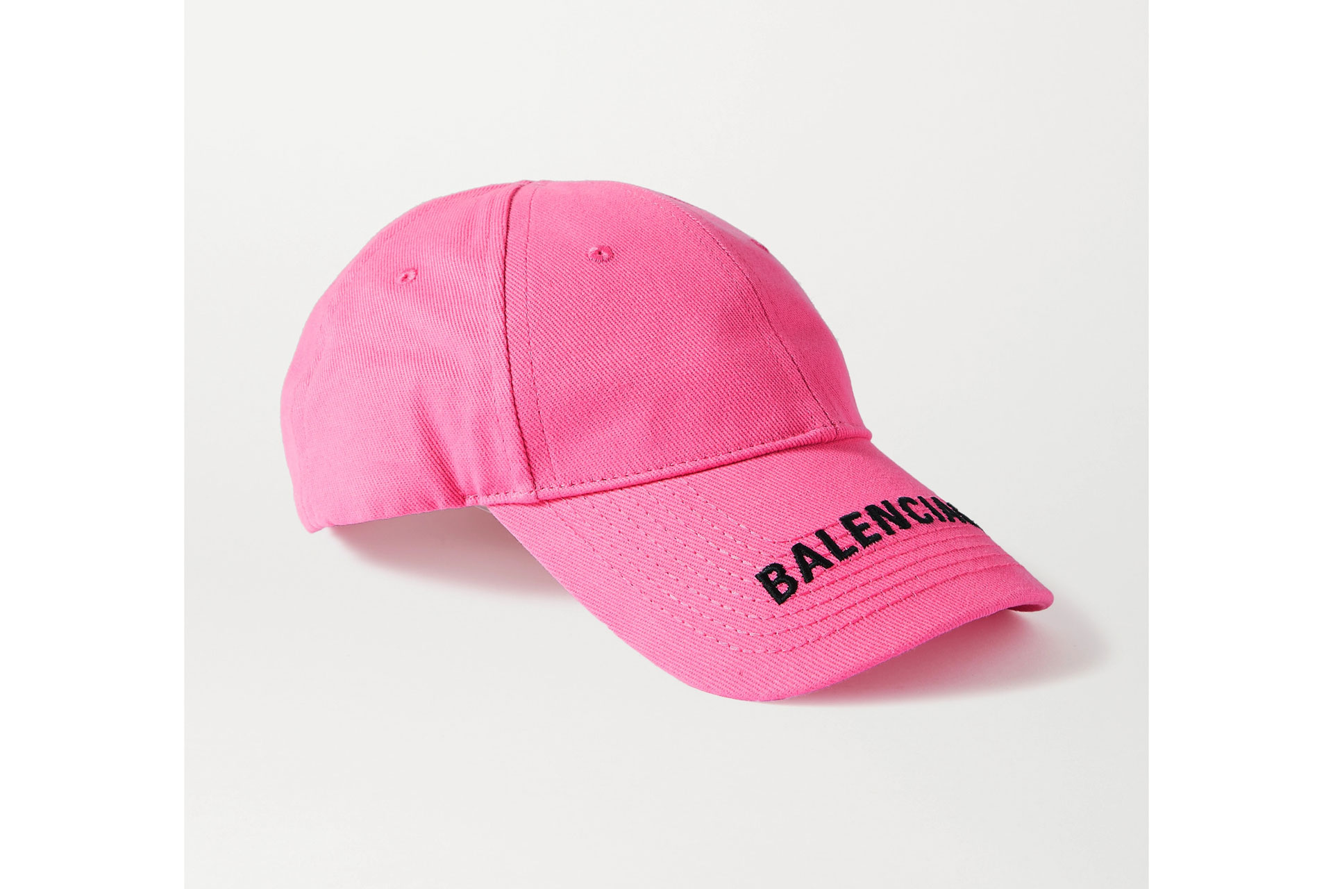Balenciaga Embroidered cotton-twill baseball cap