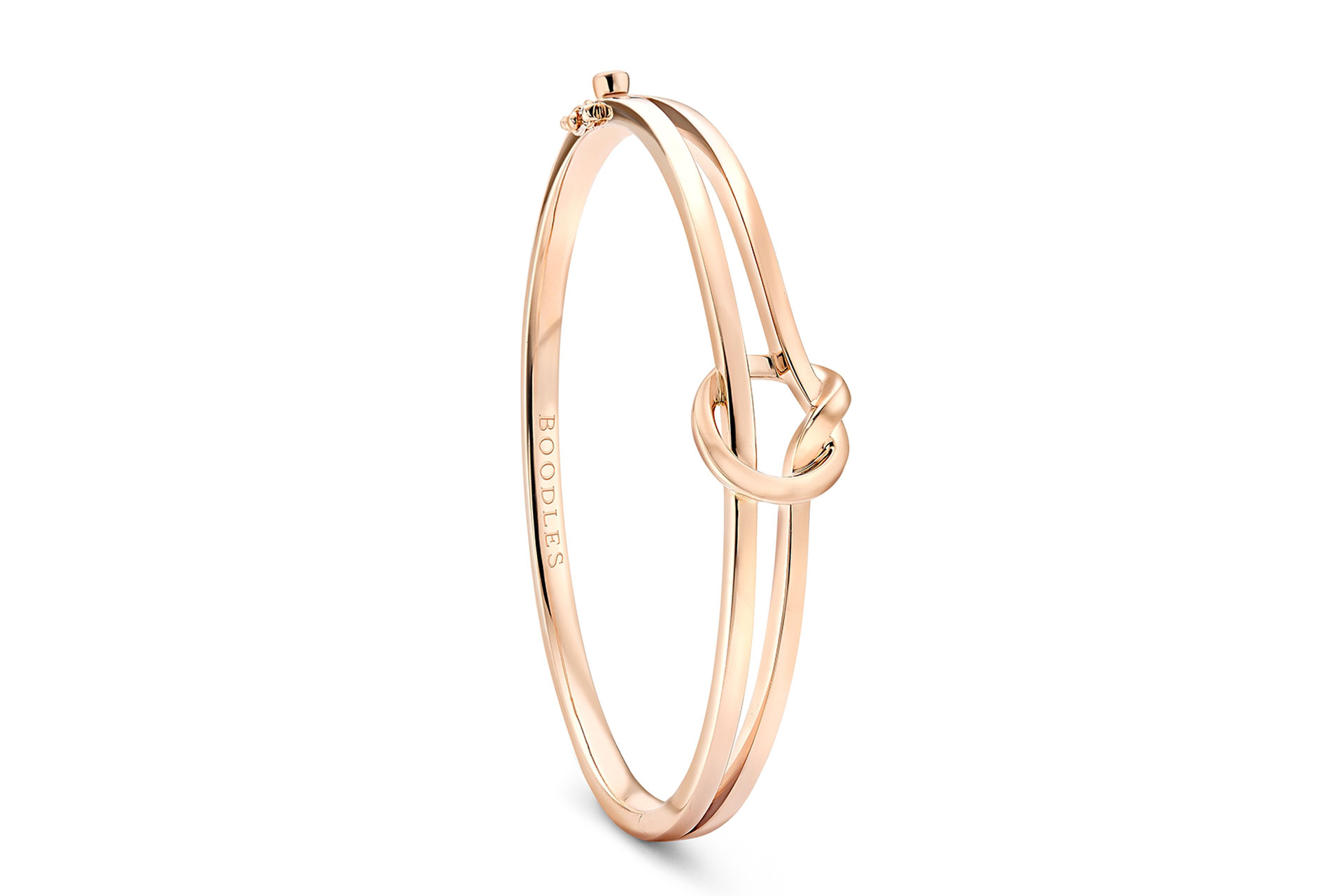 boodles rose gold bangle