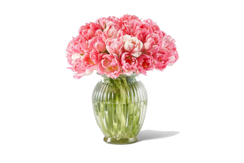 FLOWERBX Princess Pink Double Tulips Bouquet