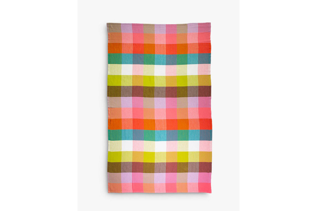 kate spade new york Rainbow Plaid Picnic Rug