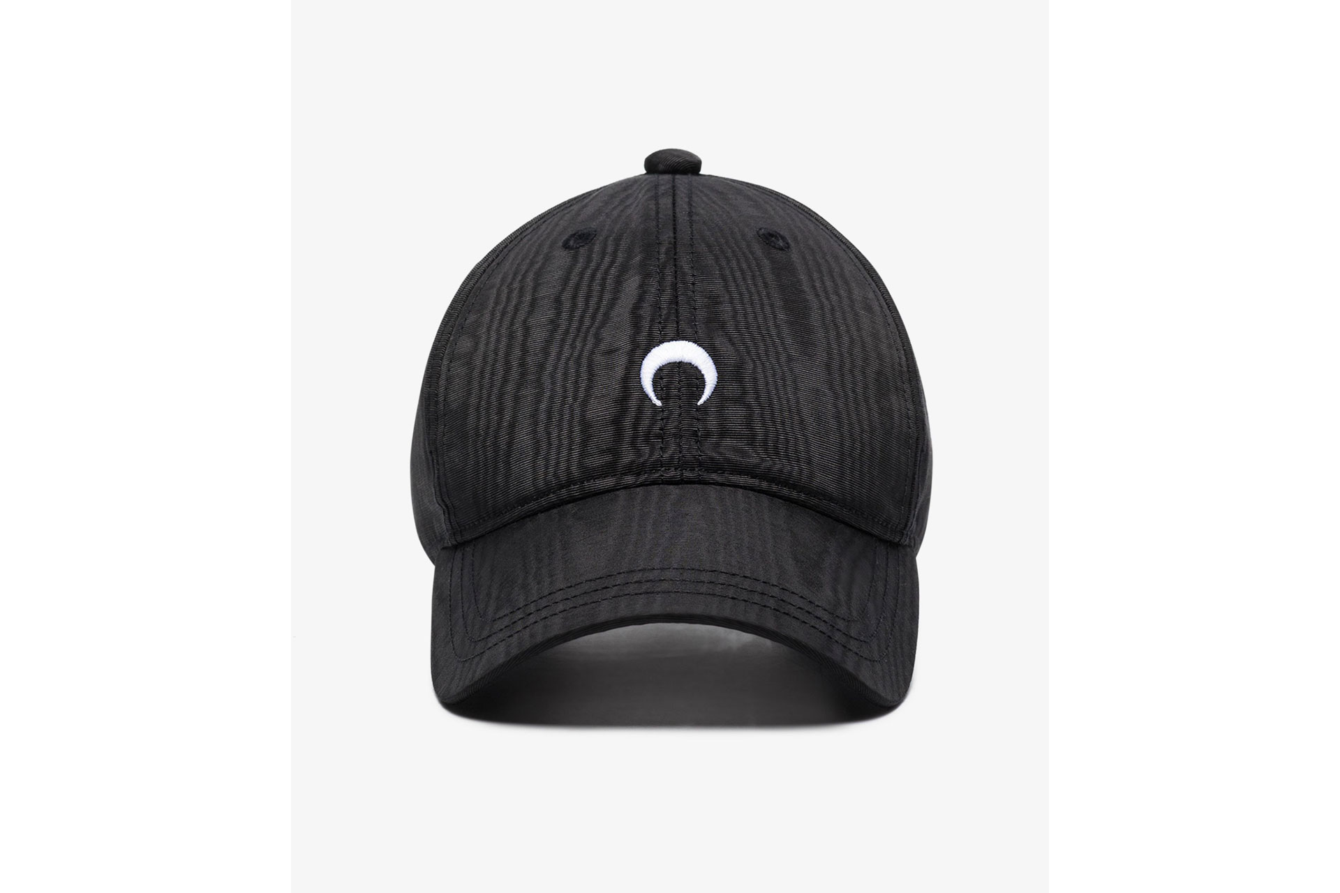 Marine Serre Black Crescent Moon Baseball Cap