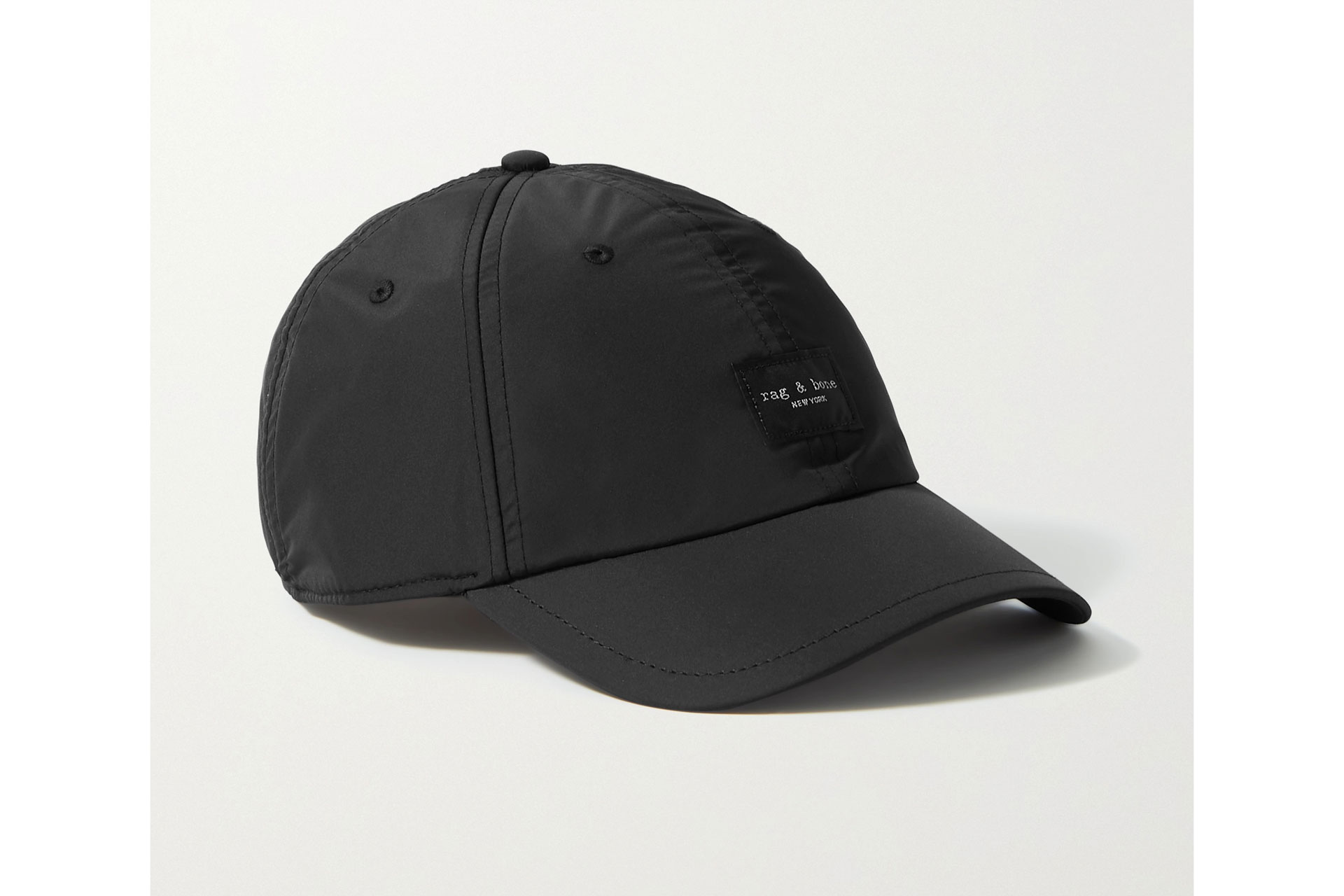 Rag & Bone Addison appliquéd recycled shell baseball cap