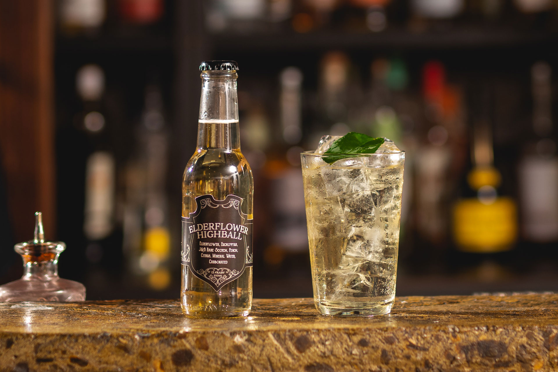 Elderflower Highball J&B Cocktail