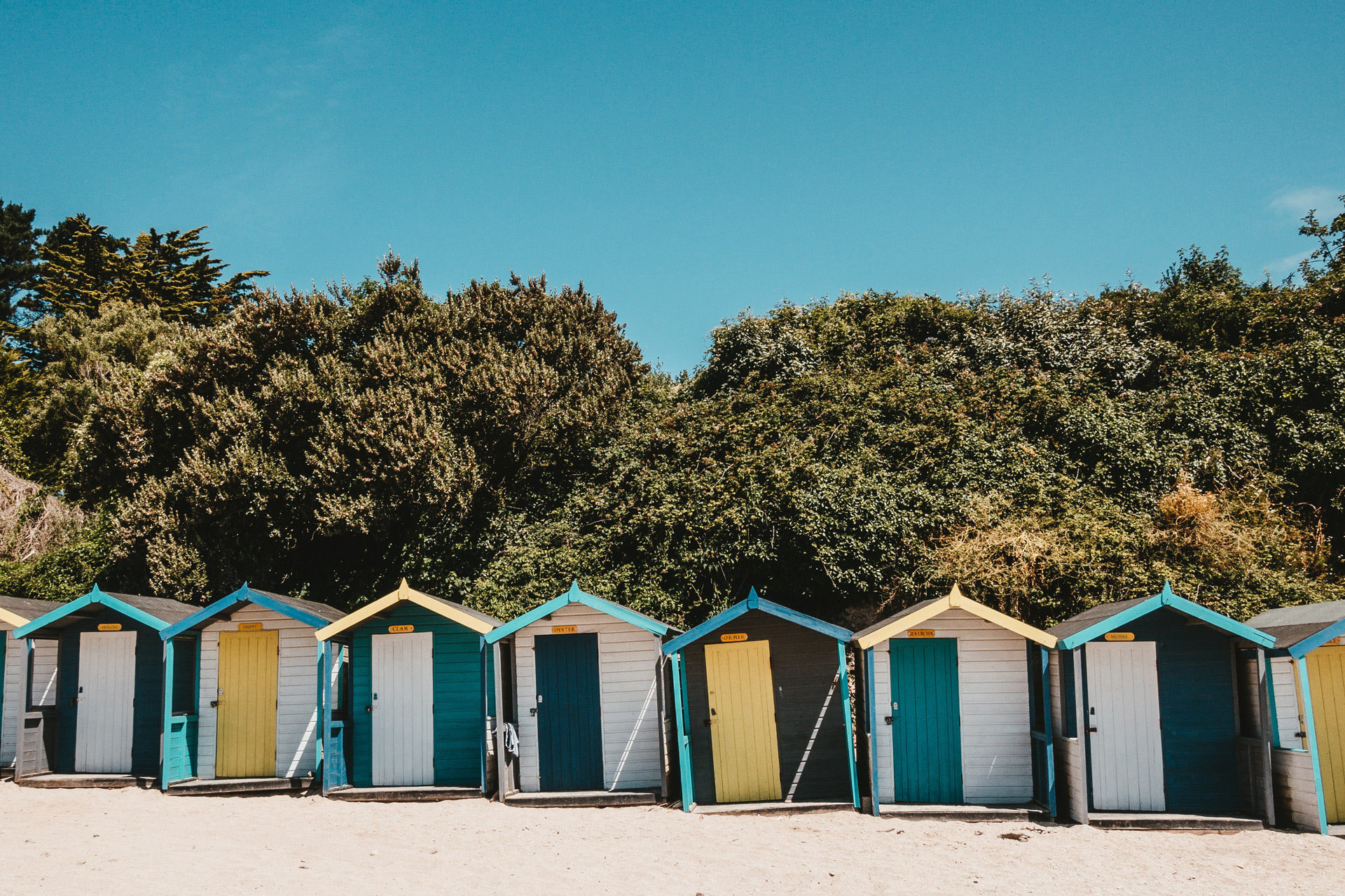 beach huts