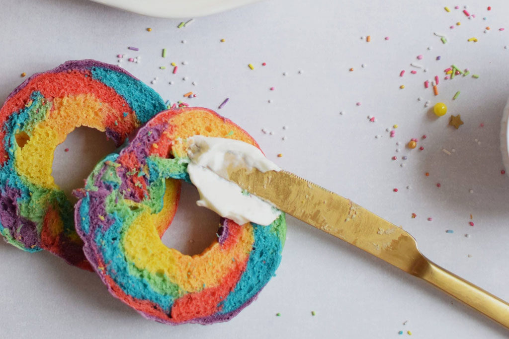 Rainbow Bagel Bread Kit, Honeywell Bakes
