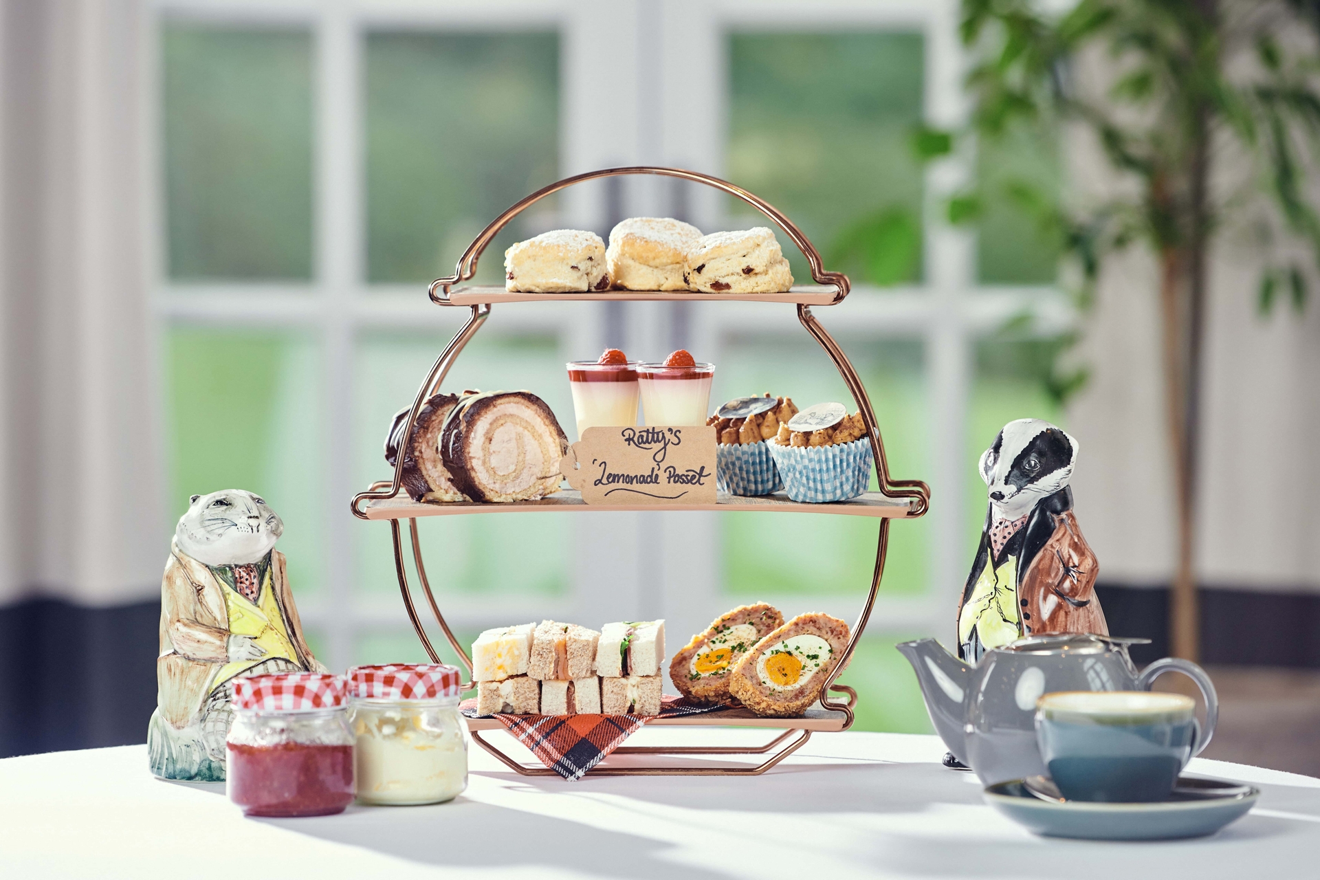 Wind in the Willows afternoon tea Woolley Grange