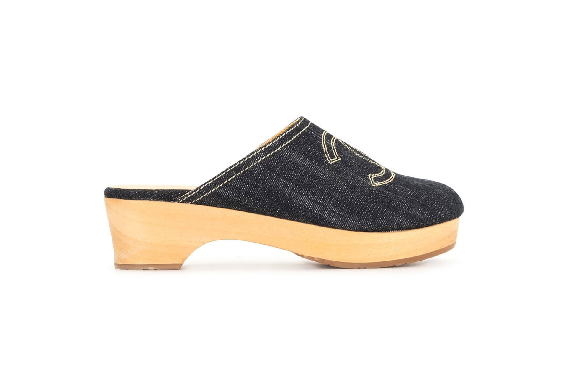 Chanel Pre-Owned Embroidered CC Clog Sandals