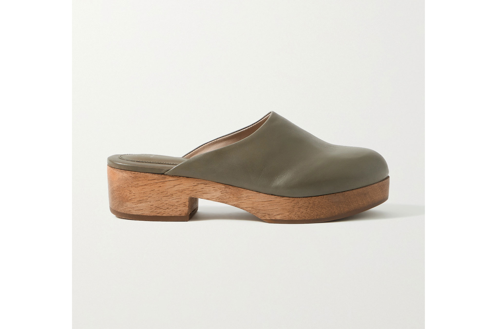 Porte & Paire + Frankie Shop Leather Clog