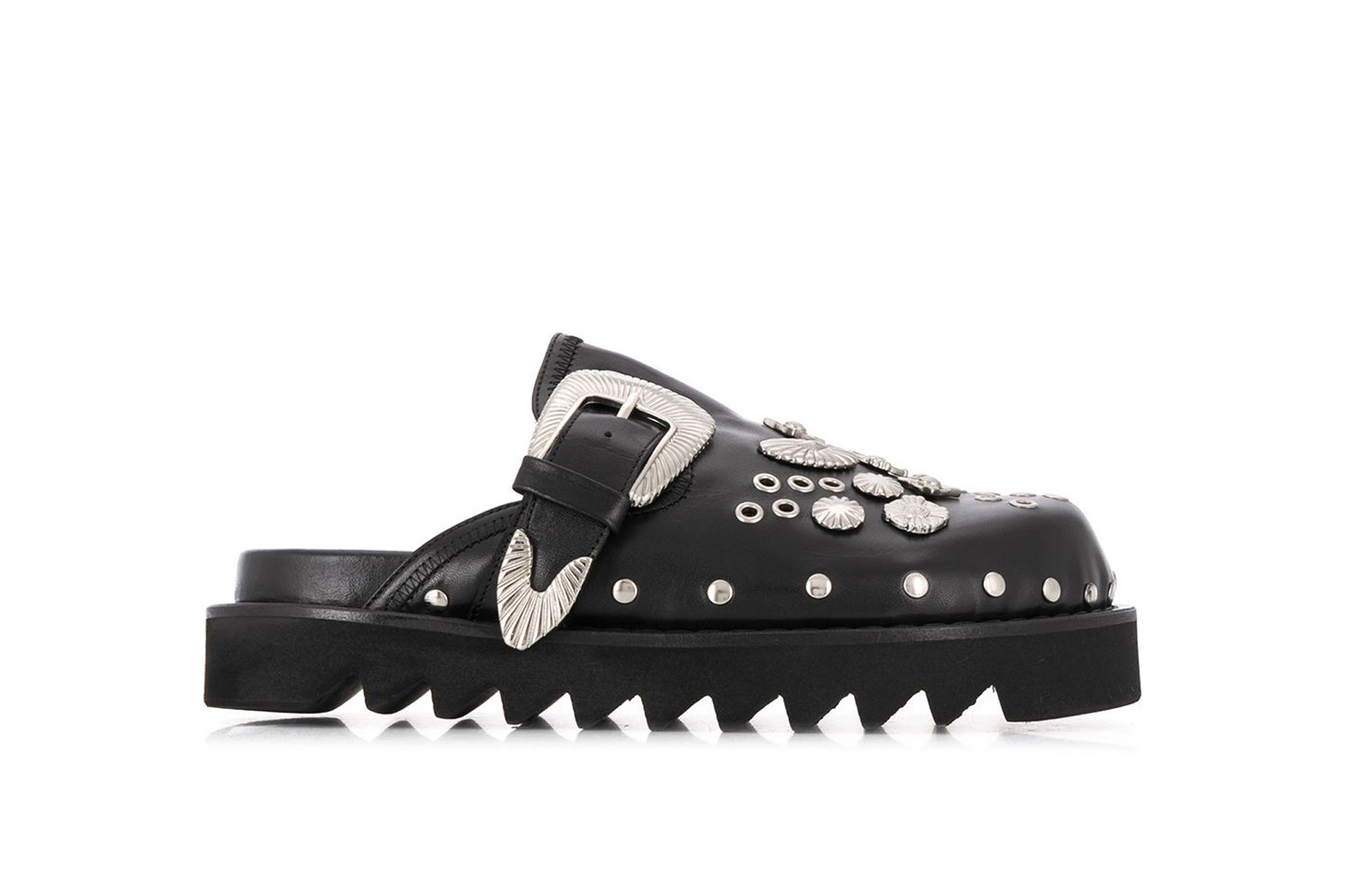 Toga Pulla buckled clogs