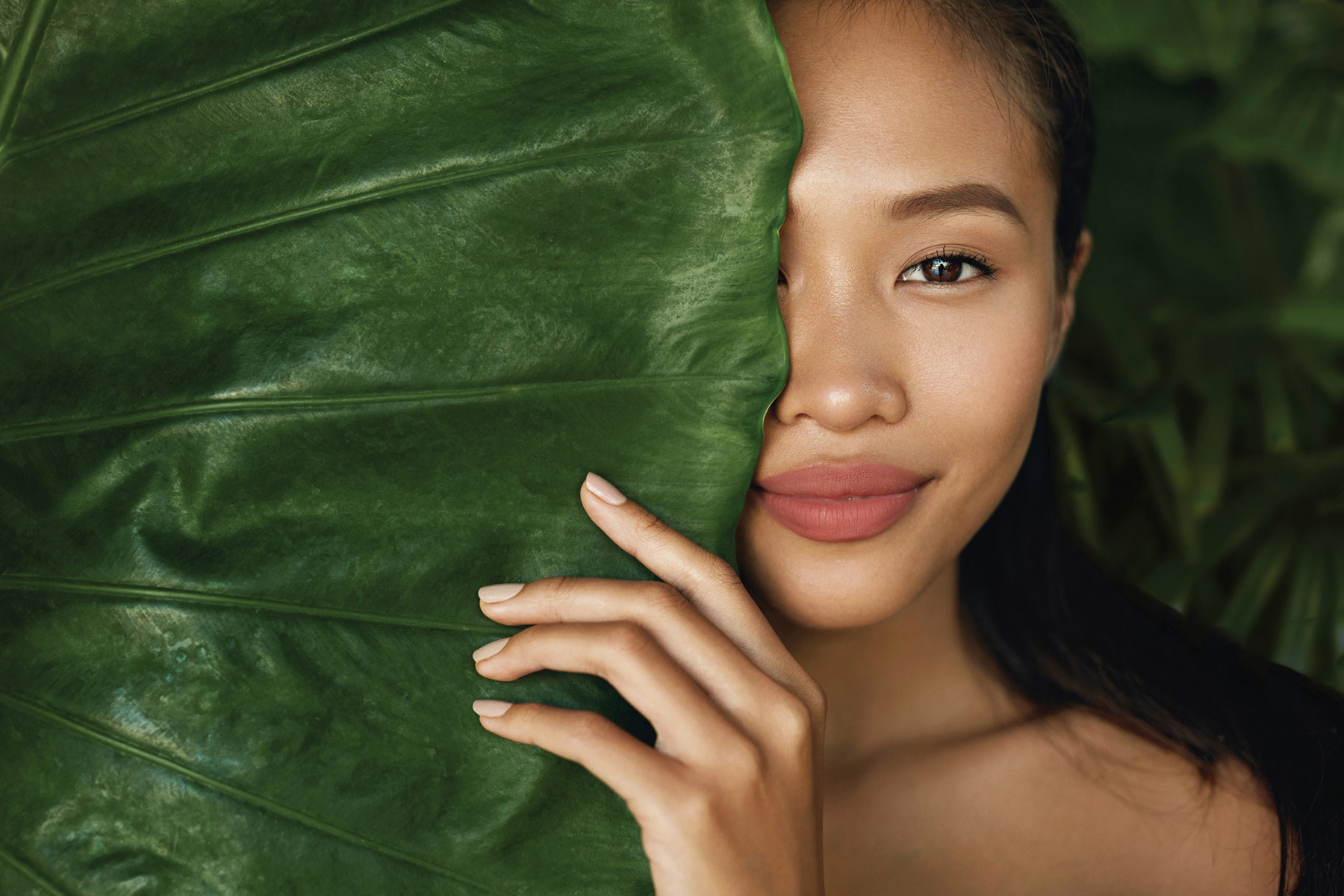 woman with beautiful skin