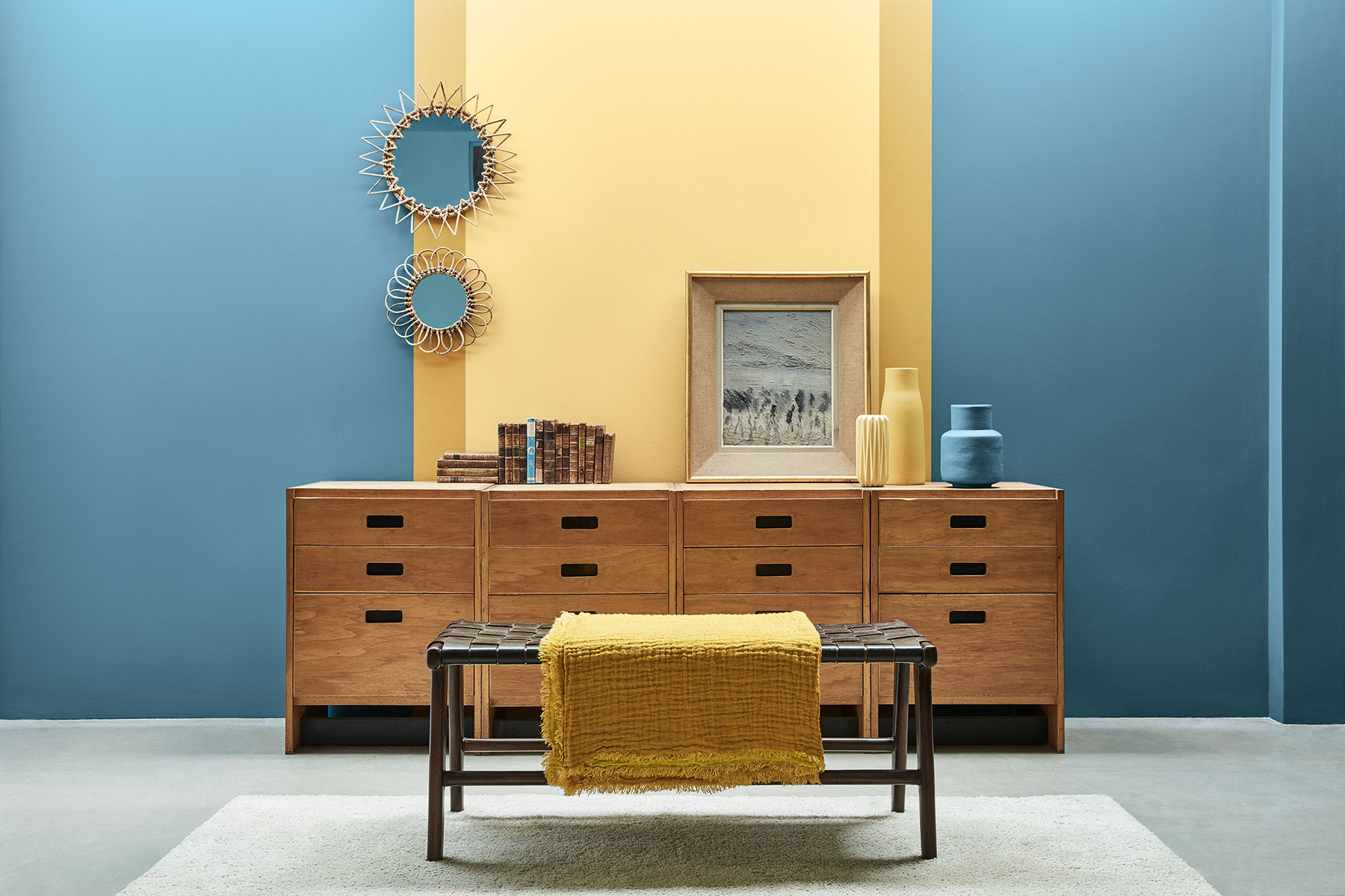 Interiors Trend: Yellow and Blue