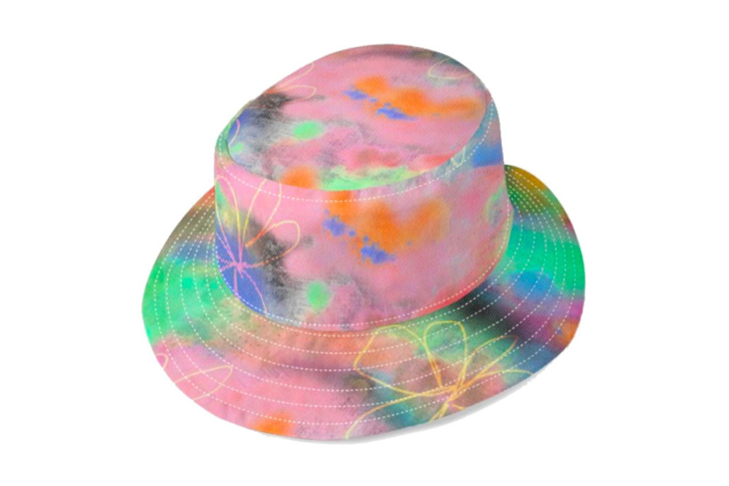 Multicoloured bucket hat