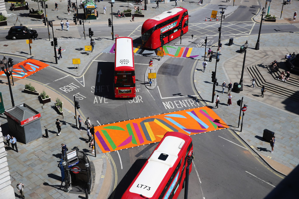 Piccadilly Art Takeover, London, 2021