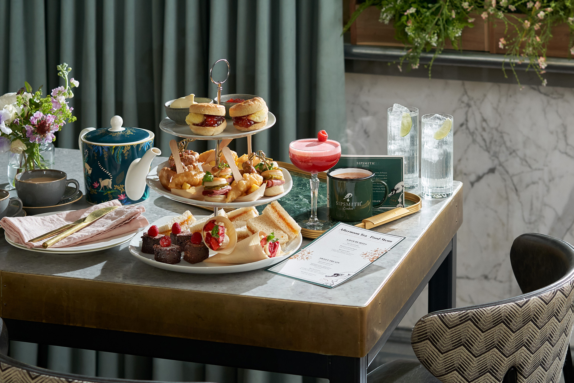 Drake & Morgan x Sipsmith Afternoon Tea