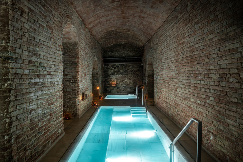 Underground spa