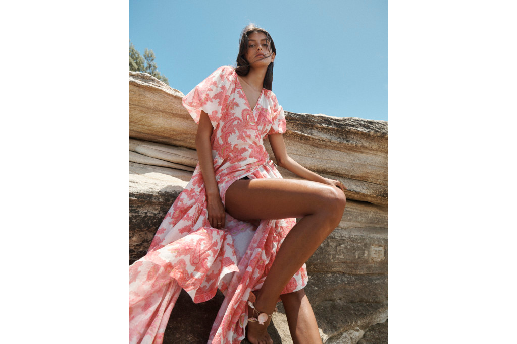 Autumn Brands - Alemais - model in pink dress