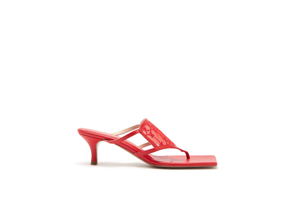 Andrea Wazen pink heels